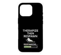 Carcasa para iPhone 16 Pro Terapeuta Gamer Controlador Emocional Jugador Salud Mental Diversión