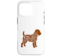 Carcasa para iPhone 16 Pro Terrier Dog Art Phrase Retro Distressed Silhouette Vintage