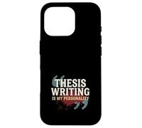 Carcasa para iPhone 16 Pro Tesis Doctoral Escritura Tesis Disertación Disertación Sobreviviente