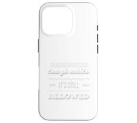 Carcasa para iPhone 16 Pro Texto de Humor Divertido Gente Divertida se ríe Mientras Sigue Siendo Legal