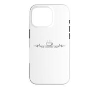Carcasa para iPhone 16 Pro The Coffee Line Funny Cafeine Addict Life Line Sarcástico
