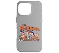 Carcasa para iPhone 16 Pro The Flintstones Fred Wilma Betty Barney on Bike