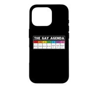 Carcasa para iPhone 16 Pro The Gay Agenda LGBTQ Rainbow Gay LGBT Pride Month