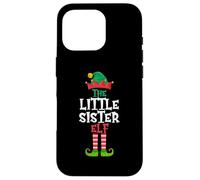Carcasa para iPhone 16 Pro The Little Sister Elf, Divertida Navidad para Grupos Familiares