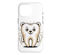 Carcasa para iPhone 16 Pro The Molar Bear Dental Assistant Dentist Tooth Pun