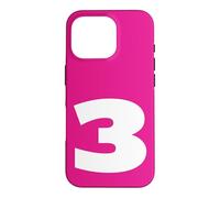 Carcasa para iPhone 16 Pro The Number 3 Three Sports Team - Impresión Trasera de cumpleaños a Juego