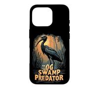 Carcasa para iPhone 16 Pro The OG Swamp Predator - Garza Nocturna de Corona Negra