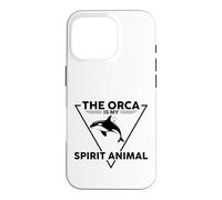 Carcasa para iPhone 16 Pro The Orca Is My Spirit Animal Whale Regalo de cumpleaños para Mujeres y Hombres