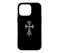 Carcasa para iPhone 16 Pro The Rhombus Shine Pave Diamonds Silver Cross