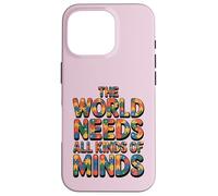 Carcasa para iPhone 16 Pro The World Needs All Kinds of Minds Puzzle Autism Awareness