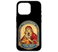 Carcasa para iPhone 16 Pro Theotokos Ever-Virgin Ever-Santo Cristiano Ortodoxo María Dios