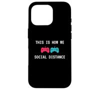 Carcasa para iPhone 16 Pro This Is How We Social Distance Anti Social Introverts Gamer