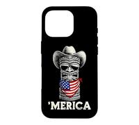 Carcasa para iPhone 16 Pro Tiki Luau Hawaiian Hawaii American Flag - Gafas de Sol de Verano