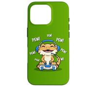 Carcasa para iPhone 16 Pro Tiny Dinosaur Boys Kawaii Kid Pew Gamer Bearded Dragon Lover