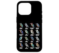 Carcasa para iPhone 16 Pro Tipos de Martín Pescador - Martín Pescador Especies Ornitología Aves