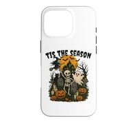 Carcasa para iPhone 16 Pro Tis The Season Halloween Skeleton Ghost Vibes Men Women