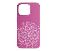 Carcasa para iPhone 16 Pro Todo es Brahman, Todo es uno, Yoga, Unicidad, Mandala Art