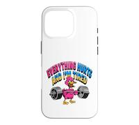 Carcasa para iPhone 16 Pro Todo me Duele, Estoy Cansado, Divertido Pato de Gimnasio