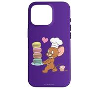Carcasa para iPhone 16 Pro Tom and Jerry Macaron Love