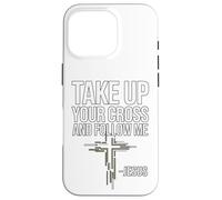 Carcasa para iPhone 16 Pro Toma tu Cruz y sígueme: Jesús
