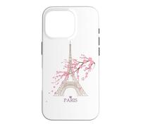 Carcasa para iPhone 16 Pro Torre Eiffel de París el Signo de Amor Francia Parisian Home