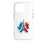 Carcasa para iPhone 16 Pro Torre Eiffel: Icono de París Revisitado en Clave Street Art
