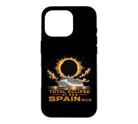Carcasa para iPhone 16 Pro Total Solar Eclipse Spain Sea 12 August 2026 Men Women Kids