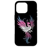 Carcasa para iPhone 16 Pro Transgender Phoenix Bird Trans Pride Flag Rising from Ashes