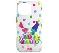 Carcasa para iPhone 16 Pro Trolls Happy Easter with Poppy and Branch