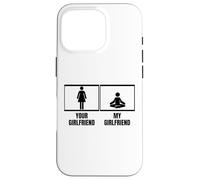 Carcasa para iPhone 16 Pro Tu Novia Mi Novia Novio Instructor de Yoga