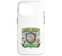 Carcasa para iPhone 16 Pro Turno Nocturno Guerrero Café Energía Mentalidad
