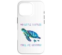 Carcasa para iPhone 16 Pro Turtle Watercolor Sea Ocean My Turtles Call Me Granny