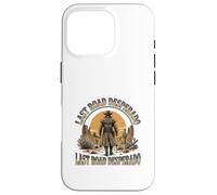 Carcasa para iPhone 16 Pro Último Camino Desperado Western Cowboy Desert Vintage Art