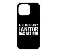 Carcasa para iPhone 16 Pro Un Legendario Conserje Tiene cotización de custodio de jubilación Jubilado