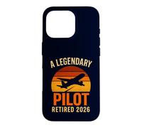 Carcasa para iPhone 16 Pro Un piloto Legendario se jubiló 2026 Vintage Aviation Retirement