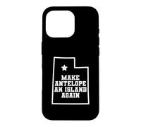Carcasa para iPhone 16 Pro Utah Make Antelope an Island Again Great Salt Lake