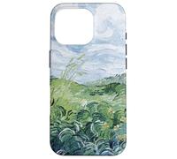 Carcasa para iPhone 16 Pro Van Gogh Green Wheat Fields - Cubierta para teléfono con pintura de arte moderno