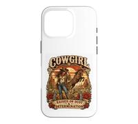 Carcasa para iPhone 16 Pro Vaquera Criada sobre Polvo y diseño de determinación Grit Tough