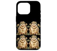 Carcasa para iPhone 16 Pro Vegan Potato Graphic Floral Vegetable Pattern For Vegetarian