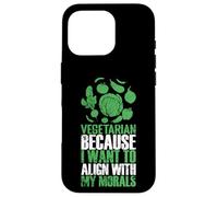 Carcasa para iPhone 16 Pro Vegetariano Alinear con Mi Moral Estilo De Vida Verde