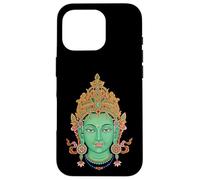 Carcasa para iPhone 16 Pro Verde Tara Vajrayana Budismo Tibetano Diosa Budista