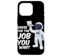 Carcasa para iPhone 16 Pro Vestido de Astronauta para el Trabajo Que Quieres Cita Ciencia Espacial