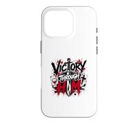 Carcasa para iPhone 16 Pro Victoria a través de él Cruz Guerrera Cristiana