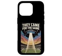 Carcasa para iPhone 16 Pro Vinieron para El Juego UFO Football Alien Invasion Stadium