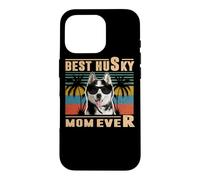 Carcasa para iPhone 16 Pro Vintage Best Dog Mom Ever Siberian Husky For Mothers Day
