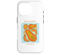 Carcasa para iPhone 16 Pro Vintage Fruit Papaya Flower Botanical Cottagecore Fruit