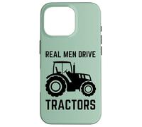Carcasa para iPhone 16 Pro Vintage Funny Saying Real Drive Tractor Men Driver
