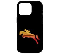 Carcasa para iPhone 16 Pro Vintage Horse Rider Girl 80s Hunter Jumper