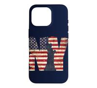 Carcasa para iPhone 16 Pro Vintage New York City with USA Flag tee Shirt, New York City