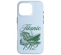 Carcasa para iPhone 16 Pro Vintage Titanic Ship 1912 Historia marítima